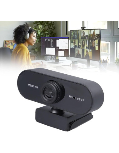 Cámara Web Topyond 1080P con Micrófono para PC y Laptop