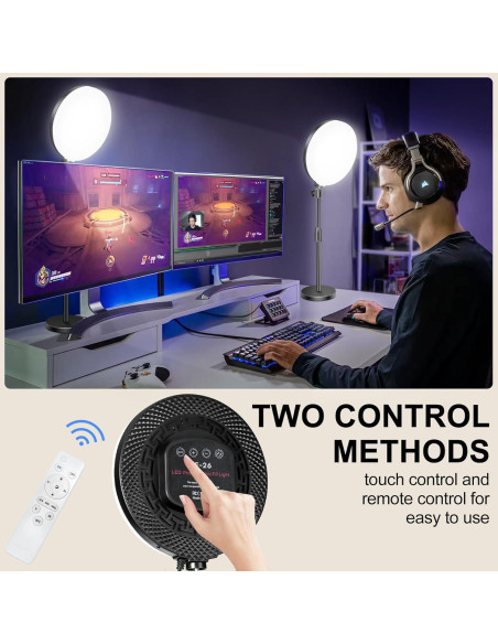 Anillo de Luz KingSom con Soporte y Control Remoto 1.21 kg Anillo de Luz KingSom con Soporte y Control Remoto 1.21 kg