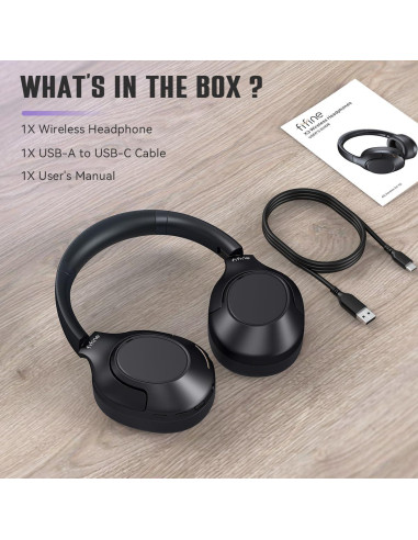 Auriculares Inalámbricos Bluetooth FIFINE X3 con ANC, 65H