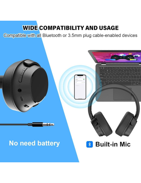 Auriculares Inalámbricos ANSTEN K1 para TV con Base de Carga Auriculares Inalámbricos ANSTEN K1 para TV con Base de Carga