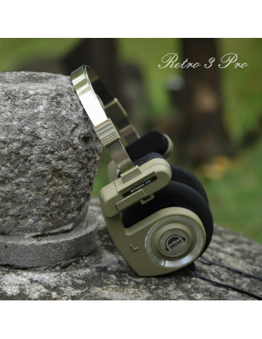 Auriculares Inalámbricos Retro okcsc Verde 40mm Bluetooth 5.3