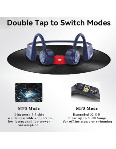 Auriculares Inalámbricos Voistek BC3 Pro Conducción Ósea IP68
