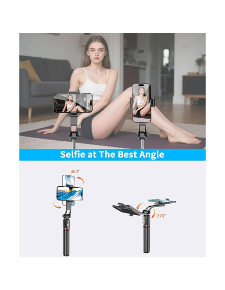 Trípode para Selfies Free Fashion 40" Ajustable con Control Remoto Trípode para Selfies Free Fashion 40" Ajustable con Control Remoto