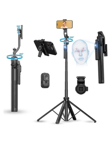 Trípode de Seguimiento Facial AI Orbitech 172 cm con Control Gestual