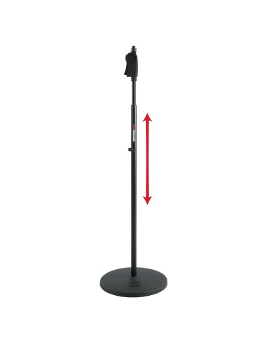 Soporte de Micrófono Gator Frameworks con Base Ponderada 30.5 cm