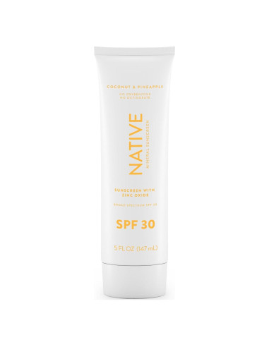 Protector Solar Nativo SPF 30 142g - Piel Sensible - Aroma Piña y Coco