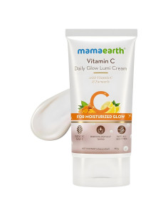 Crema Facial Mamaearth Vitamina C 30g - Hidratante Brillo Diario