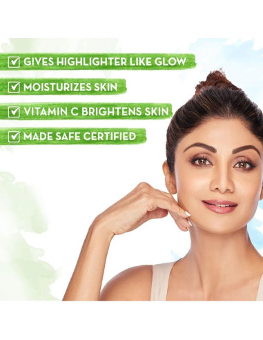 Crema Facial Mamaearth Vitamina C 30g - Hidratante Brillo Diario