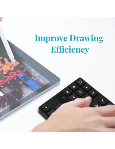 Teclado de Dibujo Bluetooth FLEXMAN 35 Teclas Ergonómico Teclado de Dibujo Bluetooth FLEXMAN 35 Teclas Ergonómico
