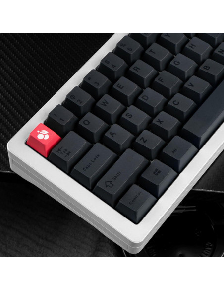 Juego de Caps PBT 128 Teclas JOLINTAL Cherry MX Grises Negras Juego de Caps PBT 128 Teclas JOLINTAL Cherry MX Grises Negras