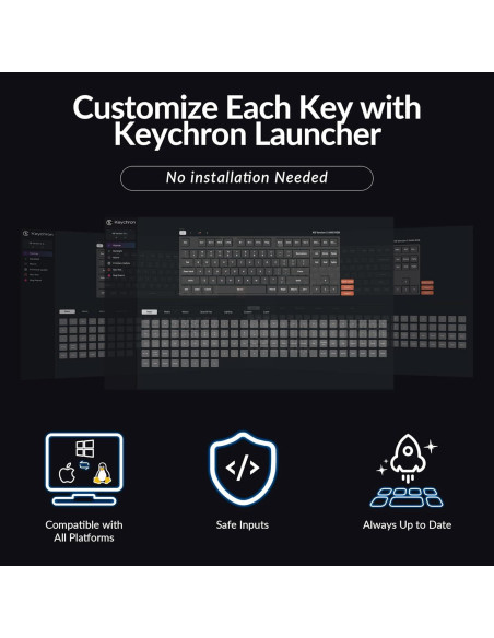 Teclado Mecánico Inalámbrico Keychron K8 V2 TKL RGB PBT Teclado Mecánico Inalámbrico Keychron K8 V2 TKL RGB PBT