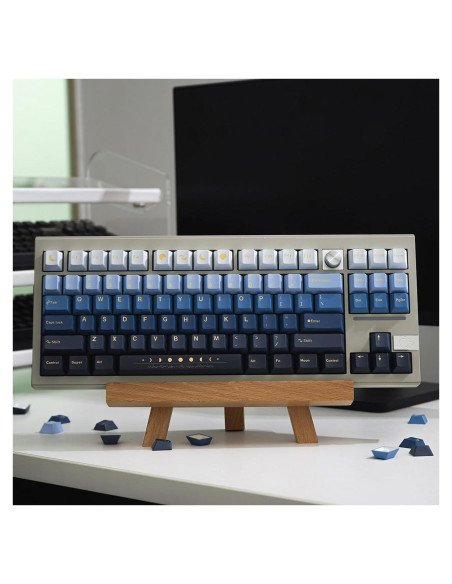Juego de Teclas PBT Mintcaps 130 Teclas Luna Perfil Cherry Juego de Teclas PBT Mintcaps 130 Teclas Luna Perfil Cherry