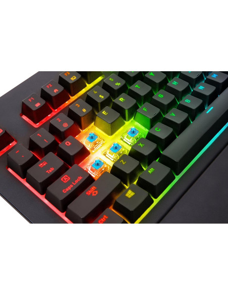 Teclado Mecánico Thermaltake Tt Premium X1 RGB Cherry MX Azul Teclado Mecánico Thermaltake Tt Premium X1 RGB Cherry MX Azul