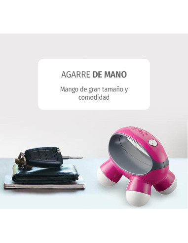 Masajeador de Mano HoMedics Quatro Mini Vibrante 4 Nodos