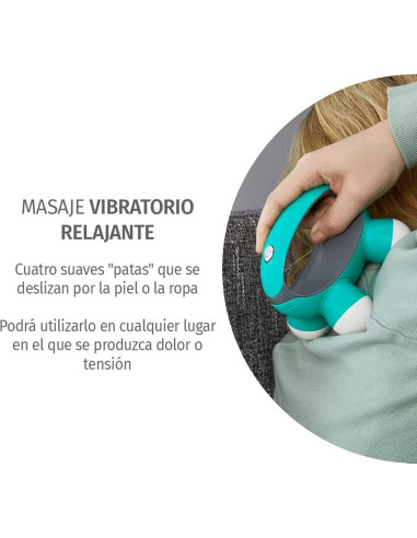 Masajeador de Mano HoMedics Quatro Mini Vibrante 4 Nodos