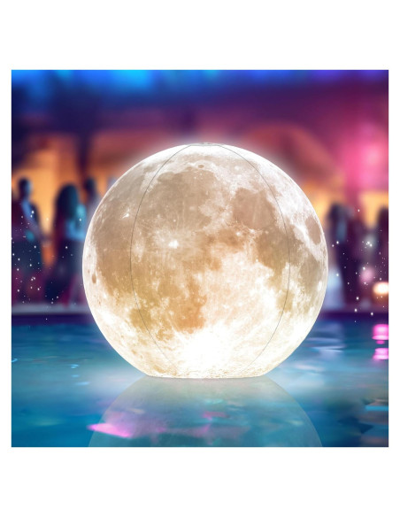 Luces Flotantes de Luna TIALLY - LED Solar 35.56 cm - 1 Paquete Luces Flotantes de Luna TIALLY - LED Solar 35.56 cm - 1 Paquete