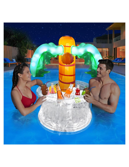 Soporte Flotante para Bebidas Inflable Ksheat Palma Solar 67.7x92.9cm Soporte Flotante para Bebidas Inflable Ksheat Palma Solar 67.7x92.9cm