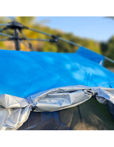Carpa Instantánea POCO DIVO Azul 4 Personas Impermeable