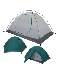 Tienda de Camping ALPS Montañismo Lynx 4 Personas Teal Gris