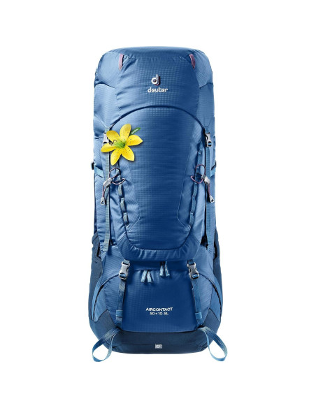 Mochila Deuter Aircontact 55+10 Medianoche-Navy 65L Mochila Deuter Aircontact 55+10 Medianoche-Navy 65L