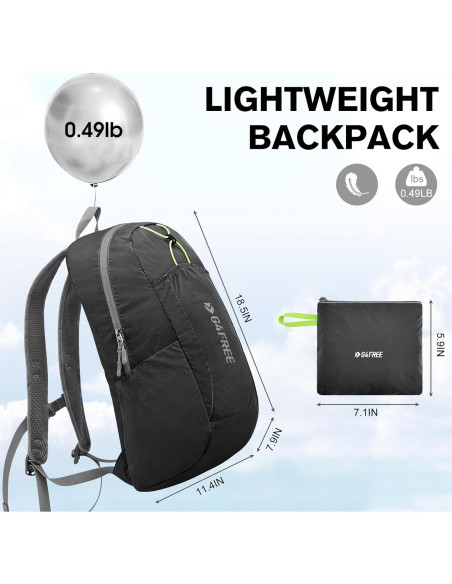 Mochila Plegable G4Free 24L Resistente al Agua para Senderismo Mochila Plegable G4Free 24L Resistente al Agua para Senderismo