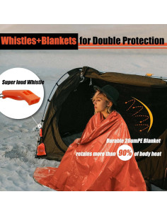 Manta de Emergencia Frelaxy 4 Pack - Extra Gruesa 210x152 cm 2