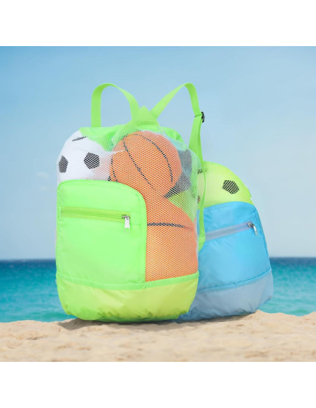 Mochilas de Playa Shindel 2PCS Malla Nylon Plegables 230g Mochilas de Playa Shindel 2PCS Malla Nylon Plegables 230g