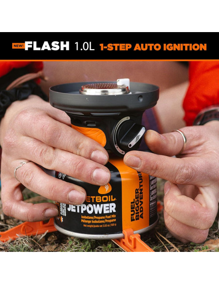 Estufa Portátil Jetboil Flash 1.0L para Camping - Hervido Rápido Estufa Portátil Jetboil Flash 1.0L para Camping - Hervido Rápido