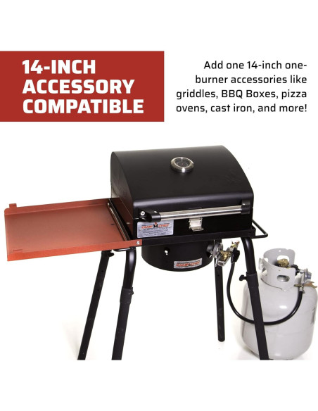 Estufa de Gas Camp Chef Pro 30 Individual Portátil 30,000 BTU Estufa de Gas Camp Chef Pro 30 Individual Portátil 30,000 BTU