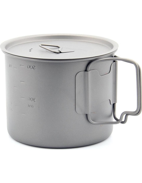 Olla de Titanio TOAKS 550ml Ultraligera 72g Olla de Titanio TOAKS 550ml Ultraligera 72g