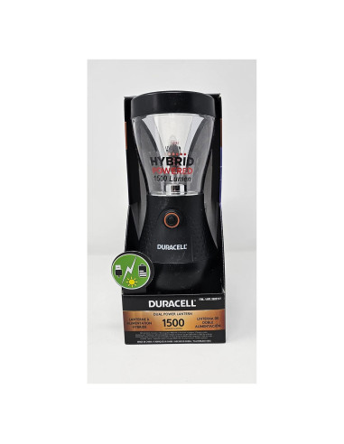 Linterna Recargable Duracell 1500 Lúmenes 5 Fuentes de Energía