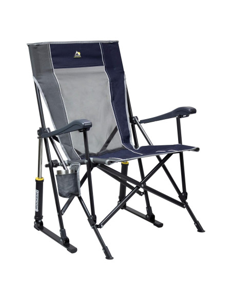 Silla de Camping GCI Outdoor RoadTrip Rocker Plegable Azul Silla de Camping GCI Outdoor RoadTrip Rocker Plegable Azul