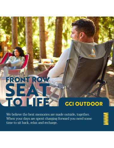 Silla de Camping GCI Outdoor RoadTrip Rocker Plegable Azul