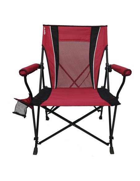 Silla Plegable Kijaro Disfruta Doble Bloqueo Rojo 136kg Silla Plegable Kijaro Disfruta Doble Bloqueo Rojo 136kg