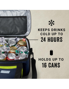 Enfriador Suave Aislado Coleman XPAND 16 Latas Multicolor 2