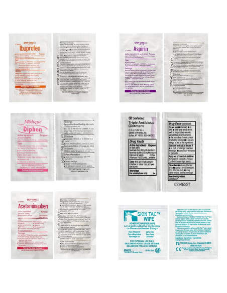 Kit Médico Ultraligero Impermeable Aventura 1 Persona 1-2 Días Kit Médico Ultraligero Impermeable Aventura 1 Persona 1-2 Días