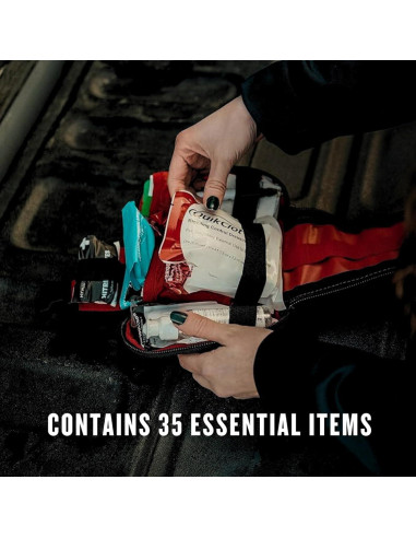 Kit de Primeros Auxilios Mi Medic TFAK Rojo - 35 Elementos