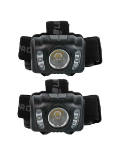 Linterna Frontal LED LUXPRO LP345V2 300 Lúmenes IPX4 2 Paquete