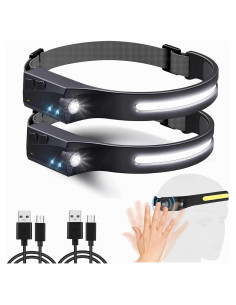 Linterna Frontal Recargable FULLIKES 230 1000 Lúmenes IPX4