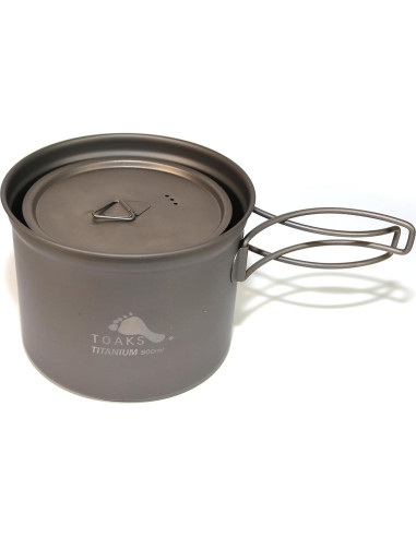 Olla de Titanio TOAKS 900ml - Ligera y Compacta