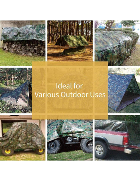 Lona Camuflaje Ligera GUARD SHIELD 6mil 2.44x3.05m Impermeable Lona Camuflaje Ligera GUARD SHIELD 6mil 2.44x3.05m Impermeable