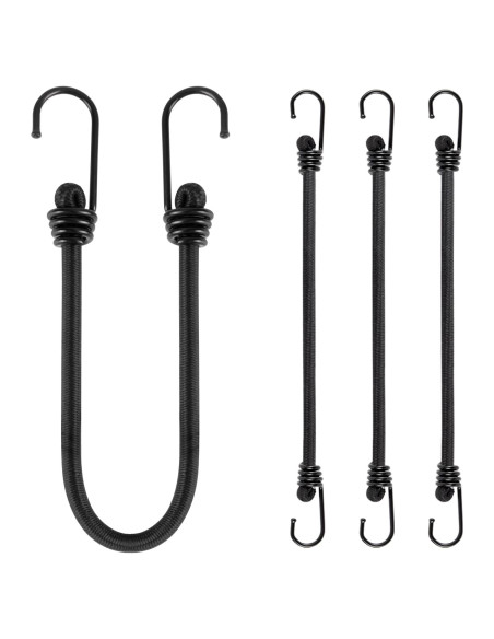 Cuerda elástica Kinzomor 101.6 cm alta resistencia 4 unidades Cuerda elástica Kinzomor 101.6 cm alta resistencia 4 unidades