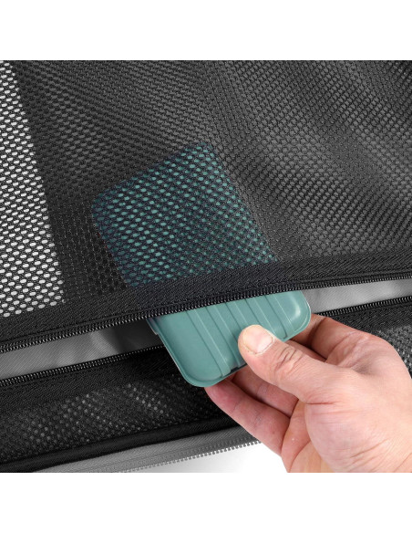 Soporte de Jabón Quatish Azul a Prueba de Fugas para Viaje Soporte de Jabón Quatish Azul a Prueba de Fugas para Viaje
