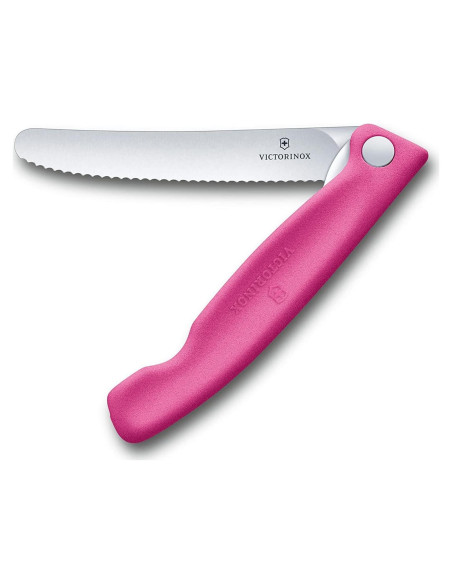 Cuchillo de Pelar Plegable Victorinox Swiss Classic Rosa 10.9 cm Cuchillo de Pelar Plegable Victorinox Swiss Classic Rosa 10.9 cm