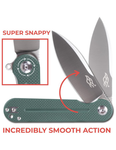 Cuchillo Plegable Firebird FH922-GB Acero D2 Mango G10 Verde