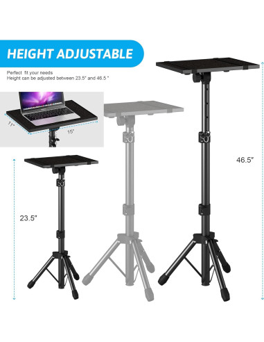 Soporte de Proyector Tripode Popoko Ajustable 60-118 cm Metal