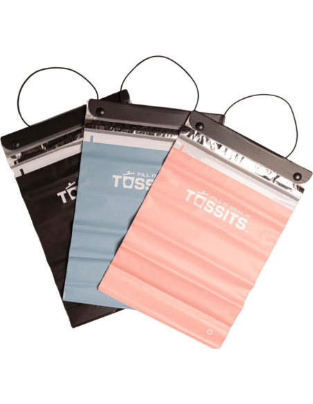 Bolsas de Basura Desechables Tossits - Juego de 7 Grandes Bolsas de Basura Desechables Tossits - Juego de 7 Grandes
