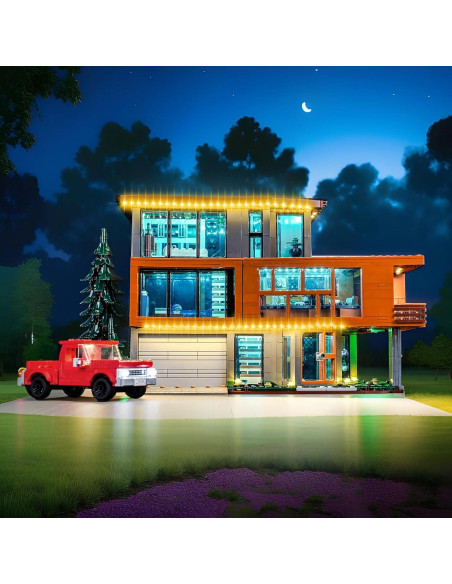 Luz LED BrickBling para LEGO Casa Cullen Crepúsculo 21354 Luz LED BrickBling para LEGO Casa Cullen Crepúsculo 21354