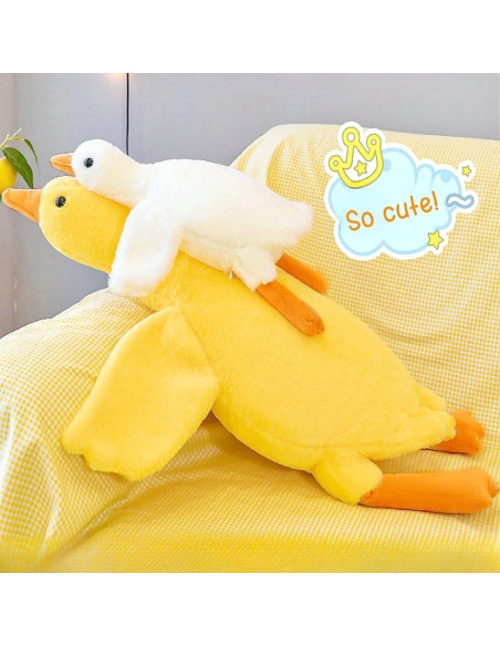 Ganso de Peluche Suave 50 cm BXEBUI - Almohada y Juguete Ganso de Peluche Suave 50 cm BXEBUI - Almohada y Juguete