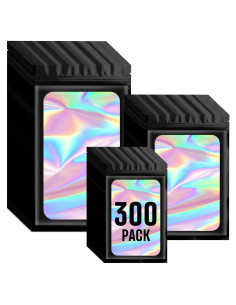 Bolsas Mylar Holográficas Reutilizables FUNFERY 300 Piezas
